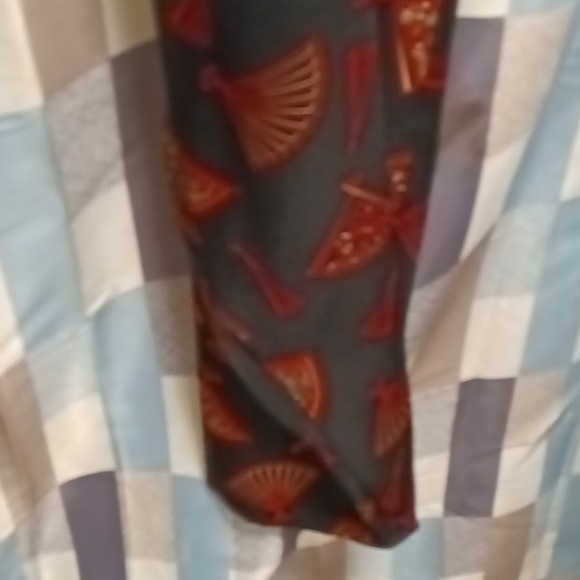 NWT sexy.. sensual cacique black/ red/gold asian-accented pajama set Size 26/28 - Picture 12 of 15